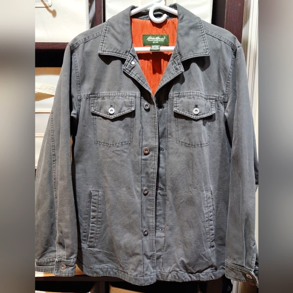Eddie Bauer heavy duty shirt jacket Mens S